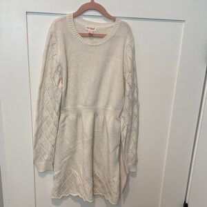 Cat & Jack Cream Knit Sweater